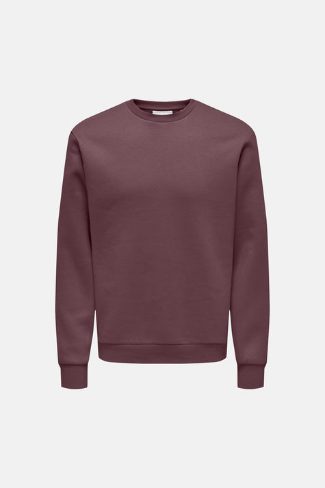 Sweater met ronde hals paars - ONLY & SONS®
