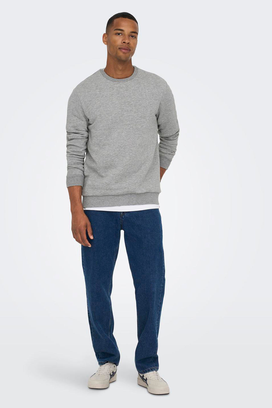 Sweat col O Gris - ONLY & SONS®