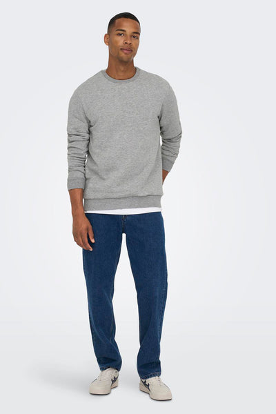 Sweat col O Gris - ONLY & SONS®