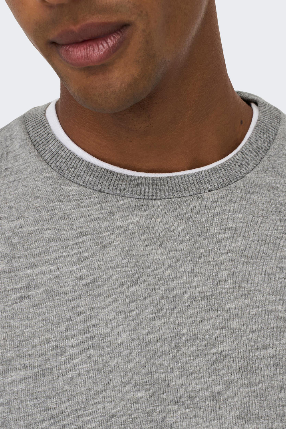 Sweat col O Gris - ONLY & SONS®