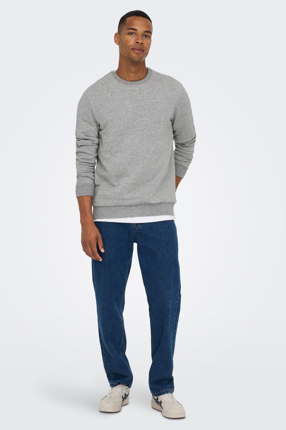 Sweat col O Gris - ONLY & SONS®