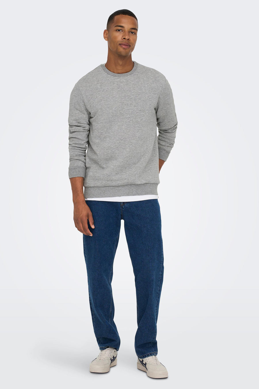 Sweater - grijs - ONLY & SONS®