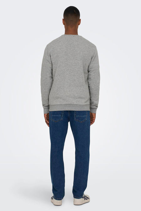 Sweater met ronde hals Grijs - ONLY & SONS®