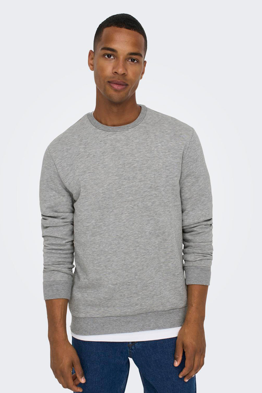 Sweat col O Gris - ONLY & SONS®