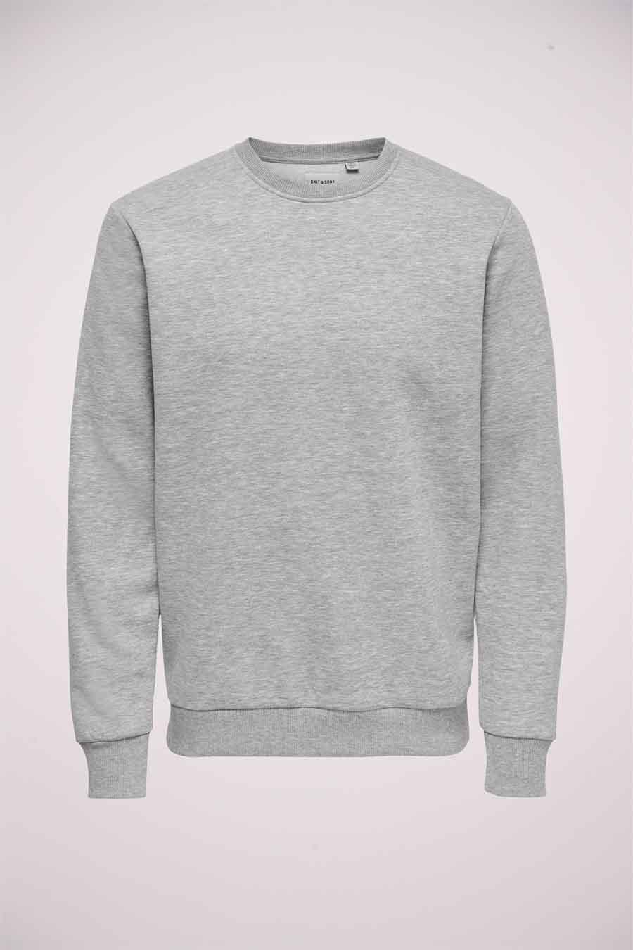 Sweat col O Gris - ONLY & SONS®