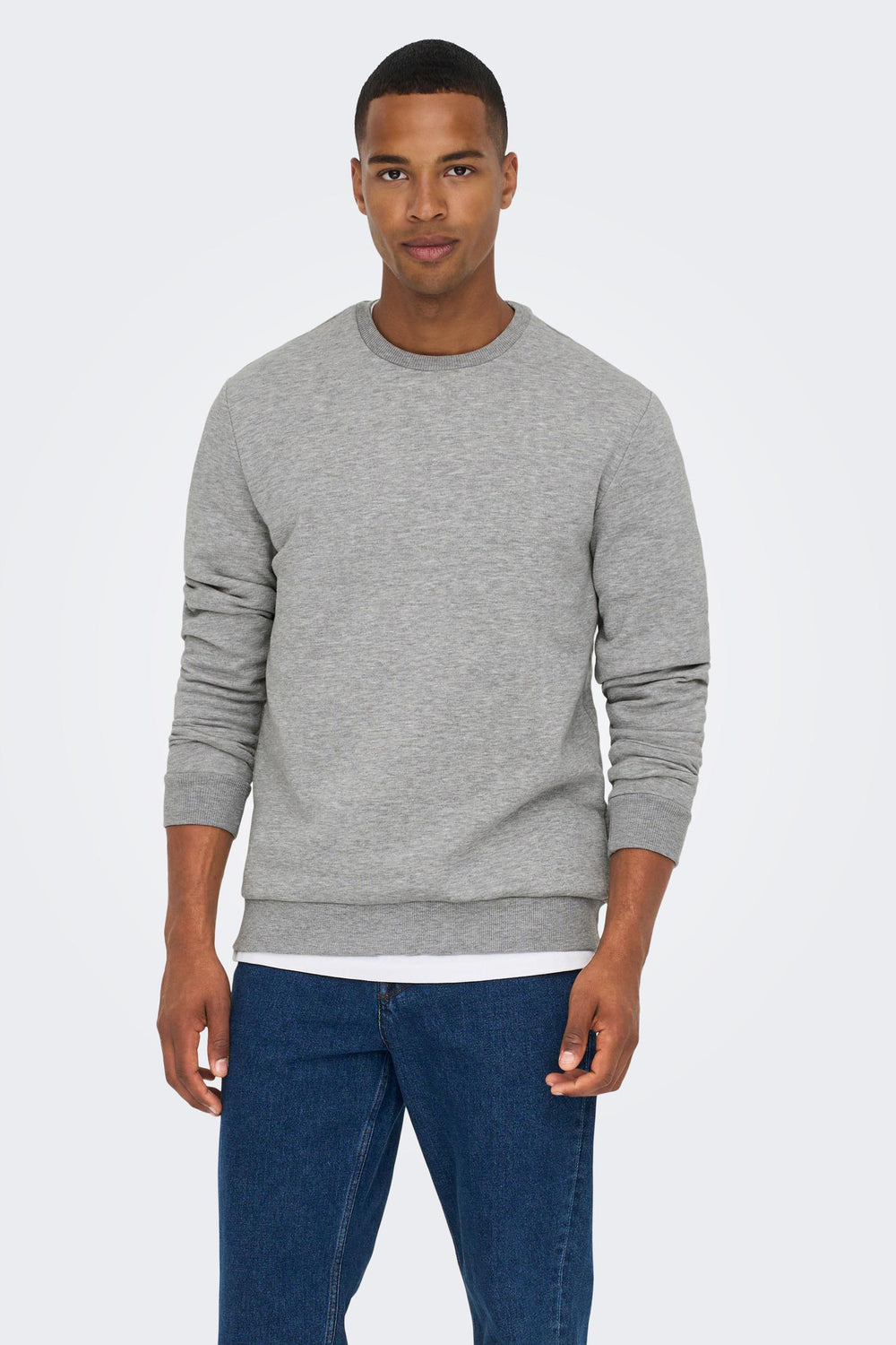 Sweat col O Gris - ONLY & SONS®