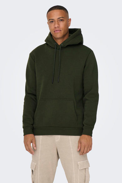 Sweater met kap Groen - ONLY & SONS®