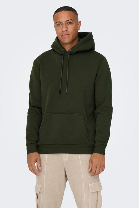 Sweater met kap Groen - ONLY & SONS®
