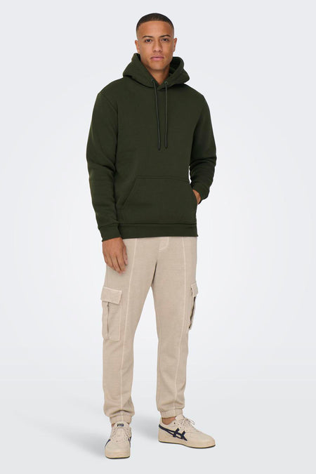 Sweater met kap Groen - ONLY & SONS®