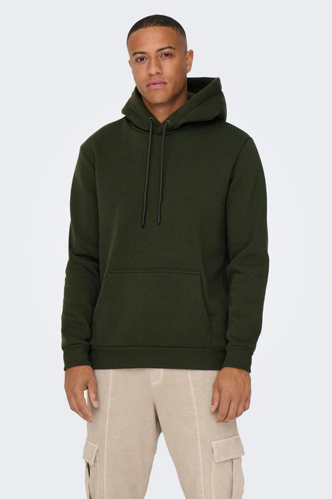 Sweater met kap Groen - ONLY & SONS®