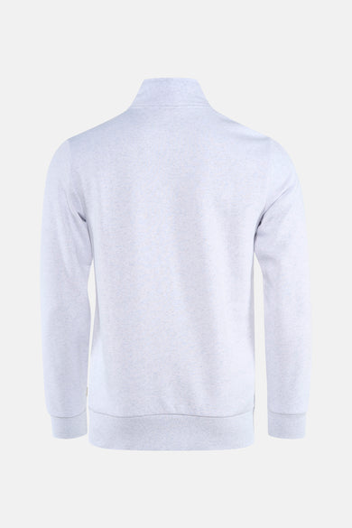 Grijze sweater van ONLY & SONS, gezien vanaf de achterkant, met lange mouwen en een hoge kraag.