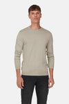 Trui met ronde hals Ecru - ONLY & SONS®