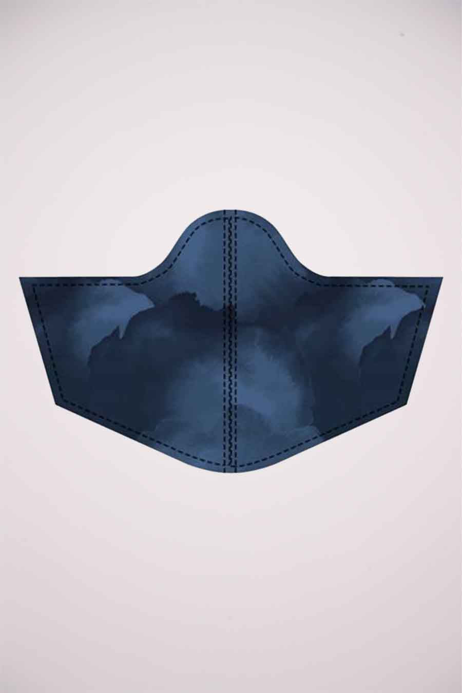 Mondmasker - blauw