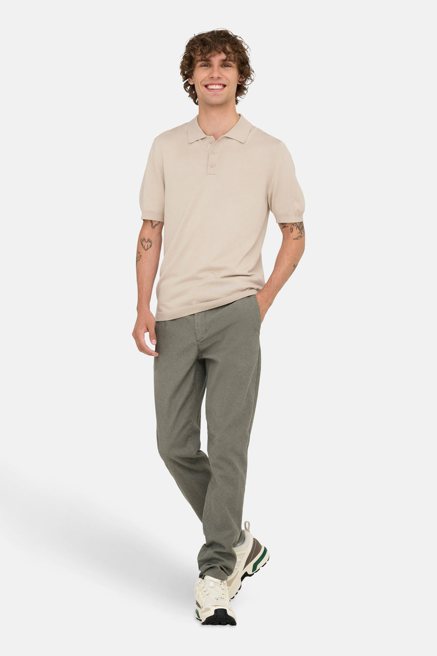 Pull - Beige - ONLY & SONS®