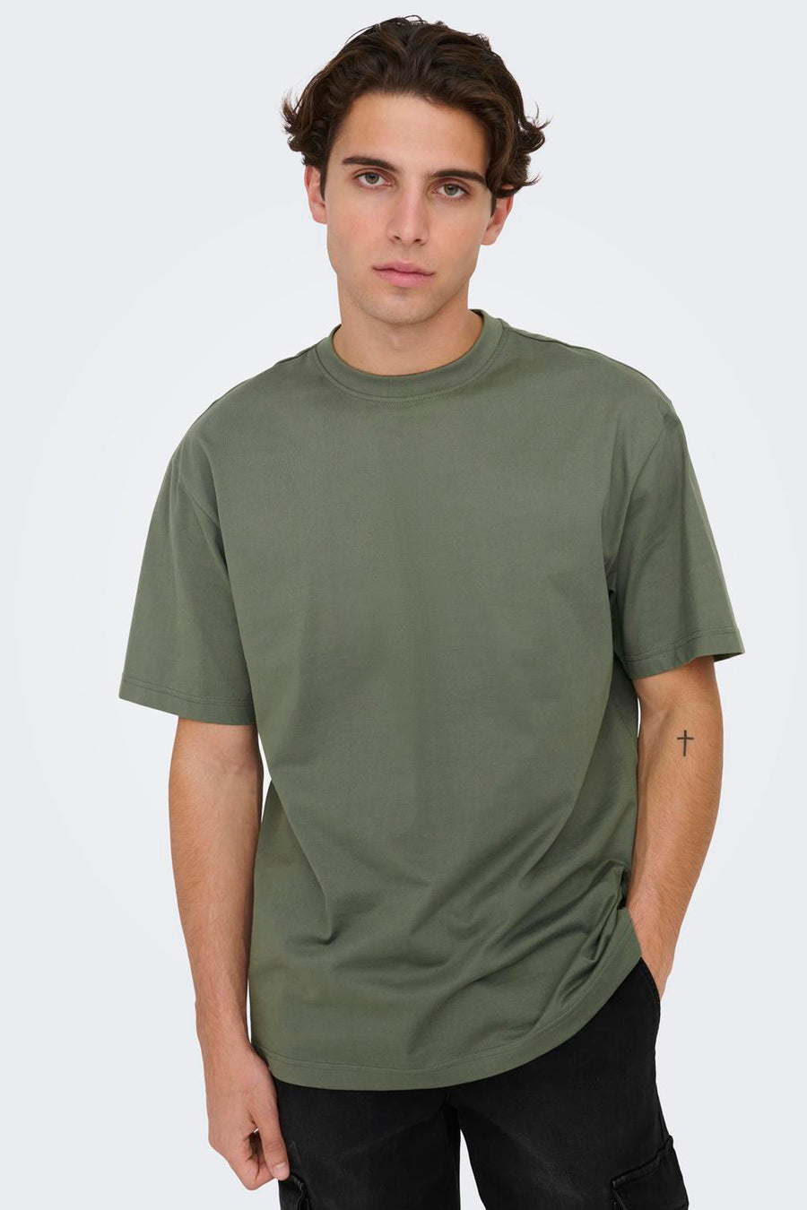T-shirt à manches courtes - vert - ONLY & SONS® - 4