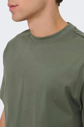 T-shirt à manches courtes - vert - ONLY & SONS® - 7