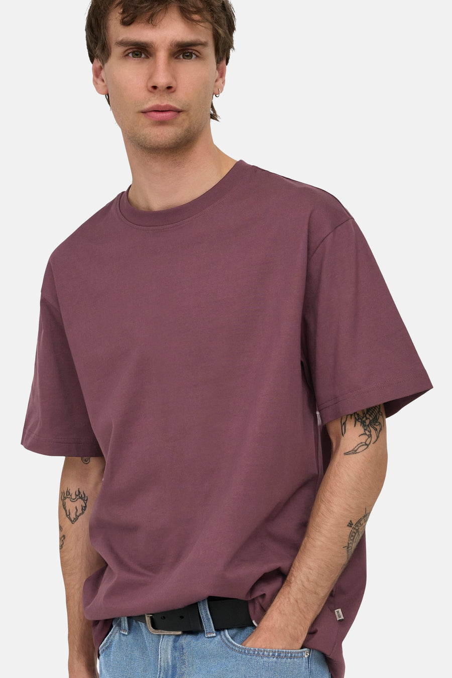 T-shirt met korte mouwen - paars