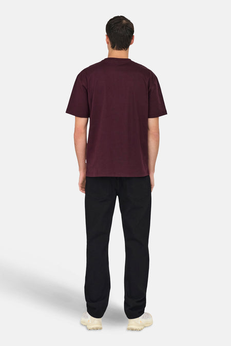 T-shirt met korte mouwen - Bordeaux
