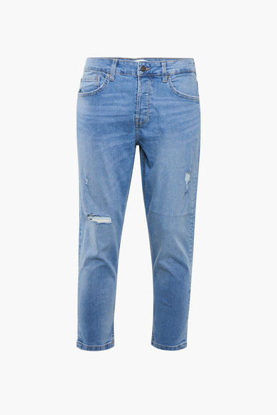 Tapered jeans - light blue denim