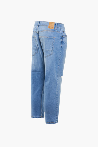 Tapered jeans - light blue denim