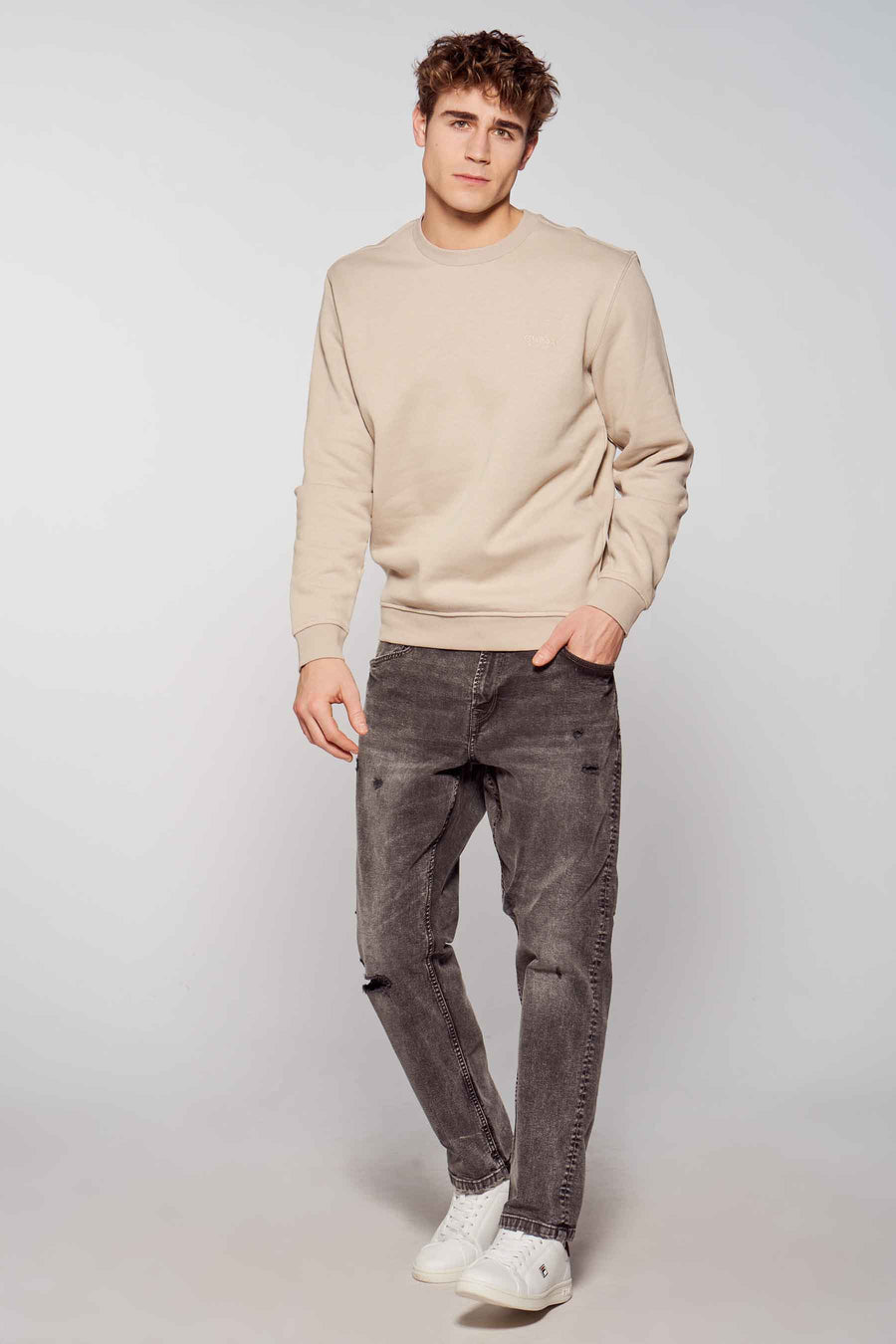 Tapered jeans - dark grey denim - ONLY & SONS® - 3