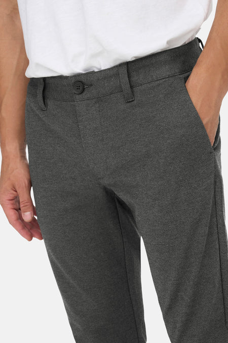 ONSMARK SLIM HERRINGBONE 2911 PANT NOOS