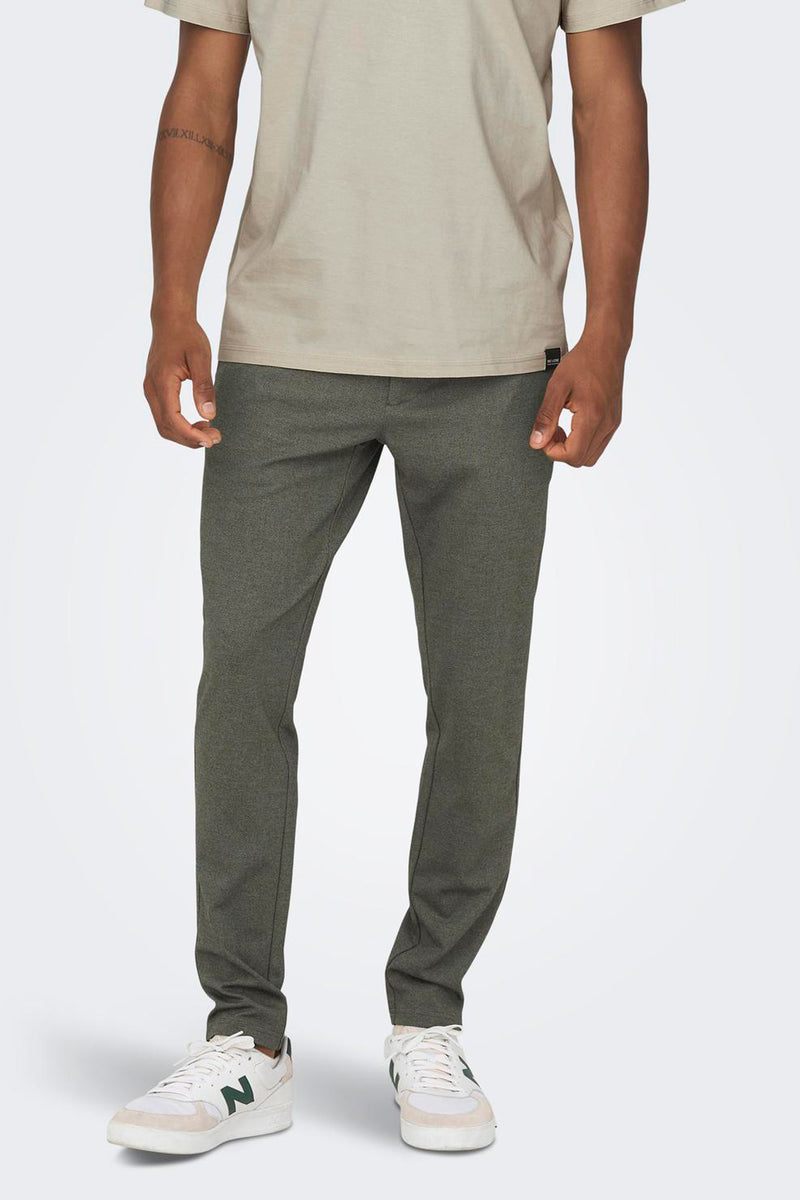 ONSMARK SLIM HERRINGBONE 2911 PANT NOOS