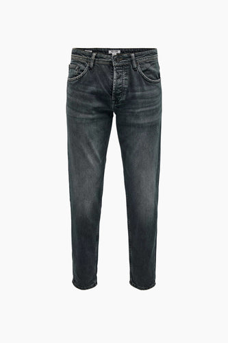 Tapered jeans - dark grey denim - ONLY & SONS® - 7