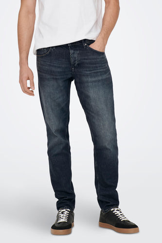 Tapered jeans - dark grey denim - ONLY & SONS® - 7