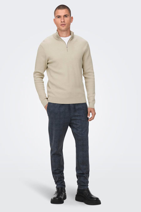 Trui met rolkraag Ecru - ONLY & SONS®