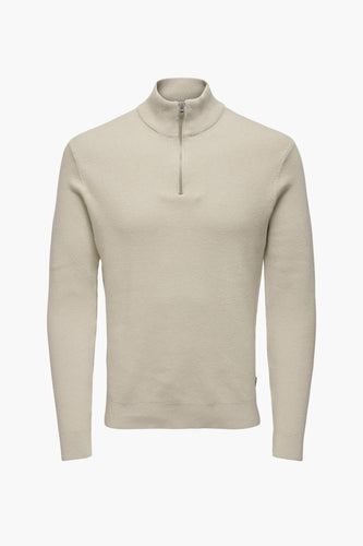 Pull met rolkraag - ecru - ONLY & SONS®