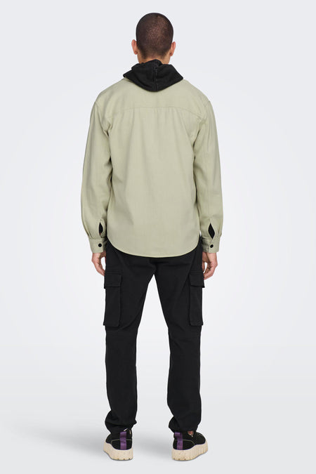 ONSTEAM RLX FABRIC MIX LS SHIRT