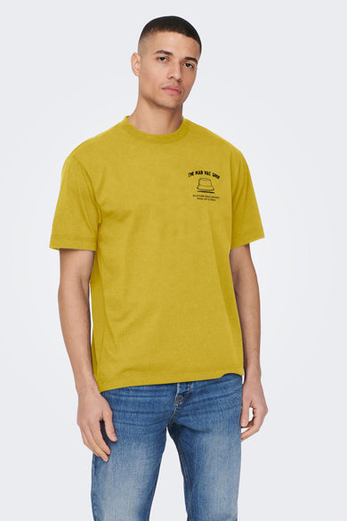 T-shirt - geel