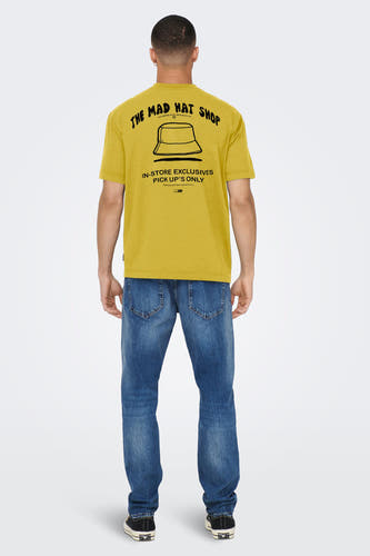T-shirt - geel