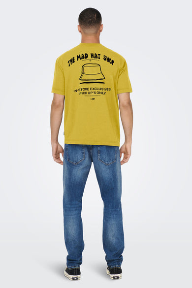 T-shirt - geel