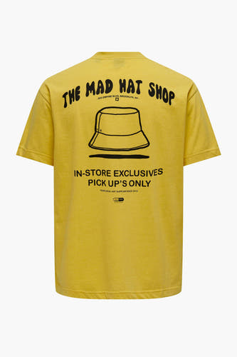 T-shirt - geel