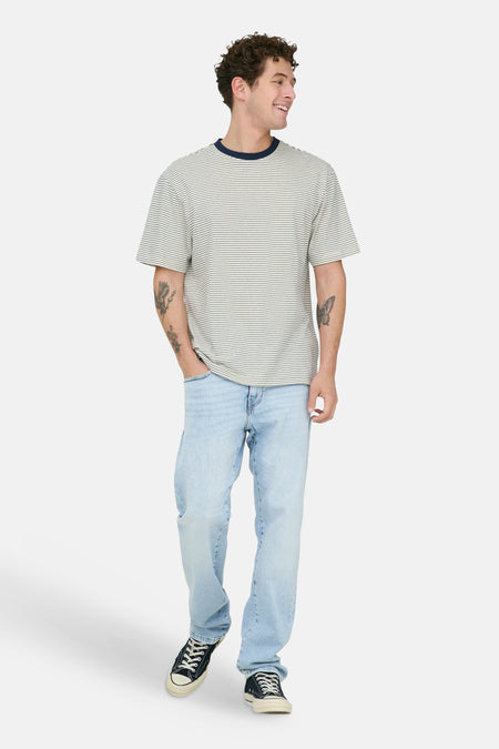 Straight jeans - light blue denim