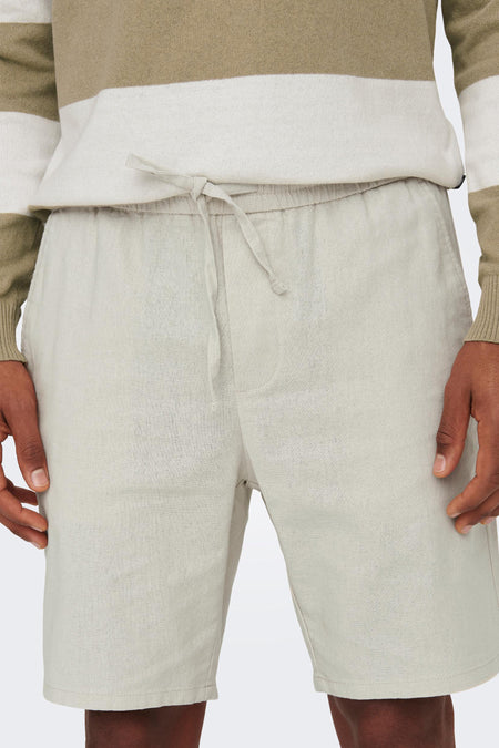 ONSLINUS 0007 COT LIN SHORTS NOOS