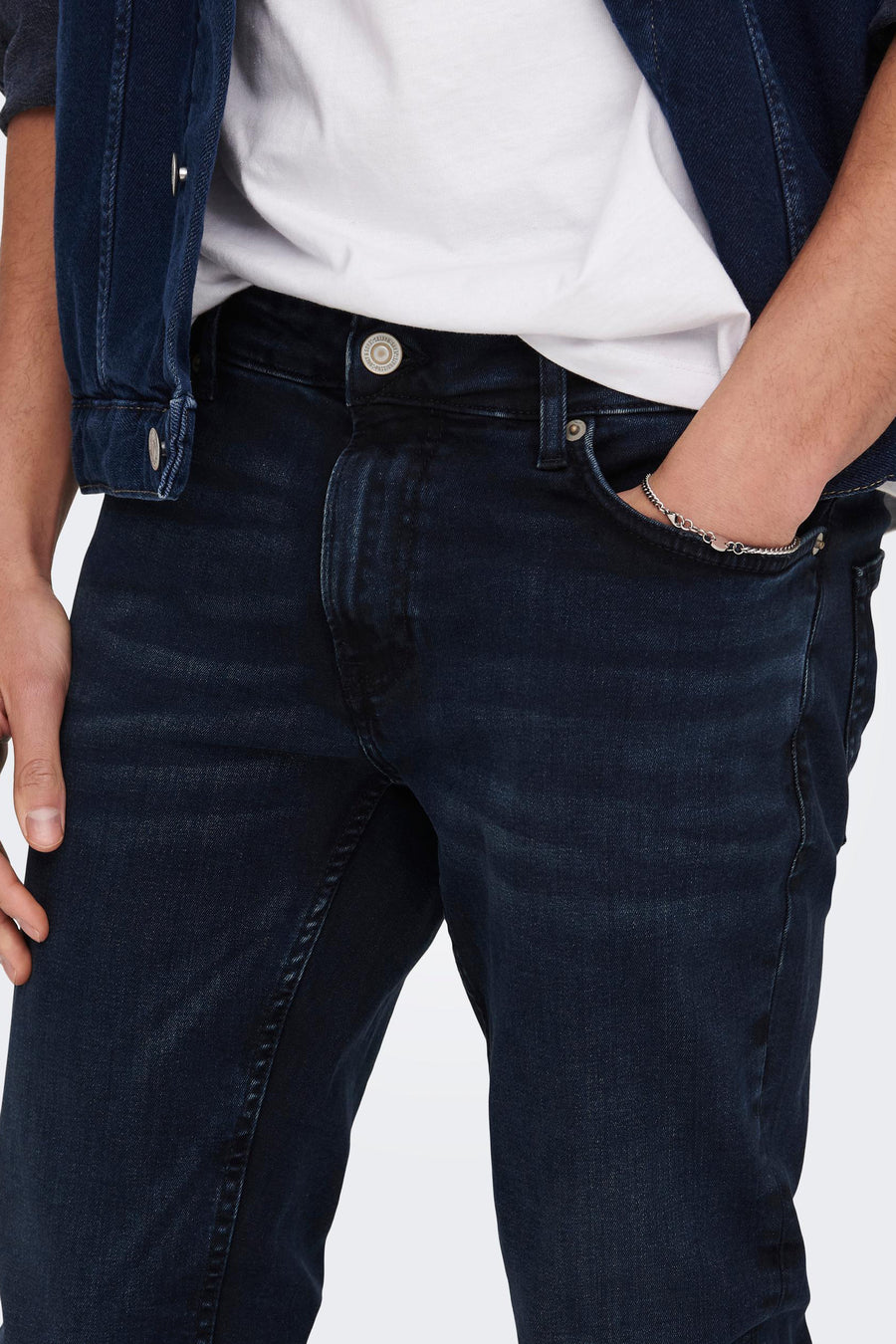 Slim jeans - blue black denim - ONLY & SONS®
