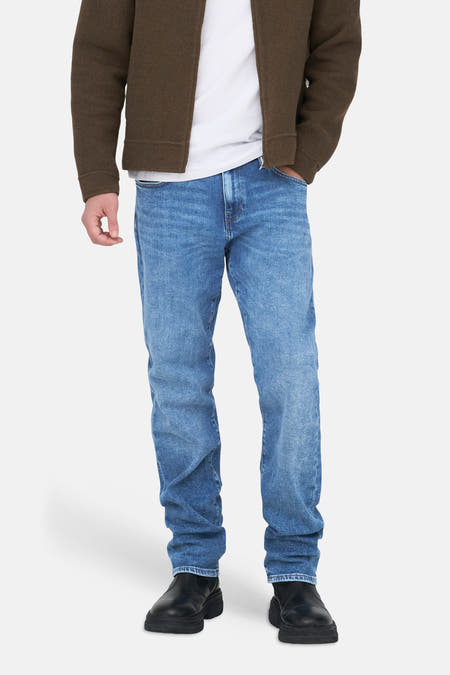 WEFT - mid blue denim