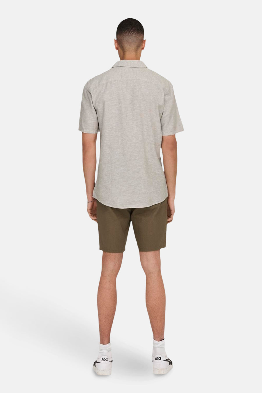 Chemise à manches courtes - beige - ONLY & SONS®