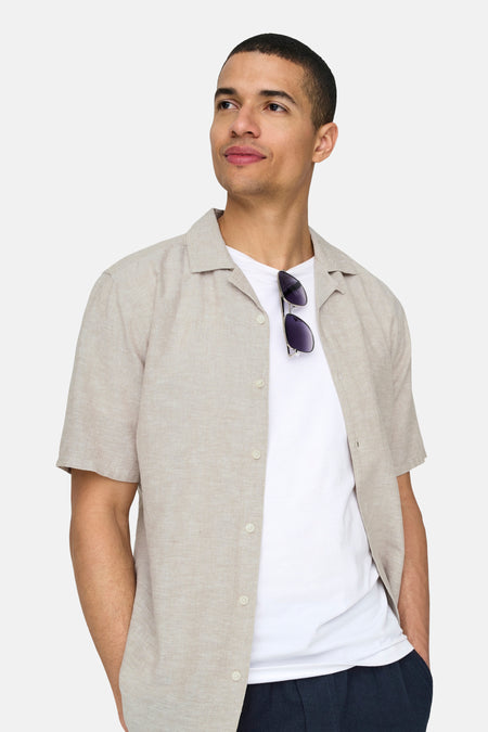 Hemd (korte mouwen) Beige - ONLY & SONS®