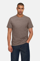 T-shirt (korte mouwen) Bruin - ONLY & SONS®
