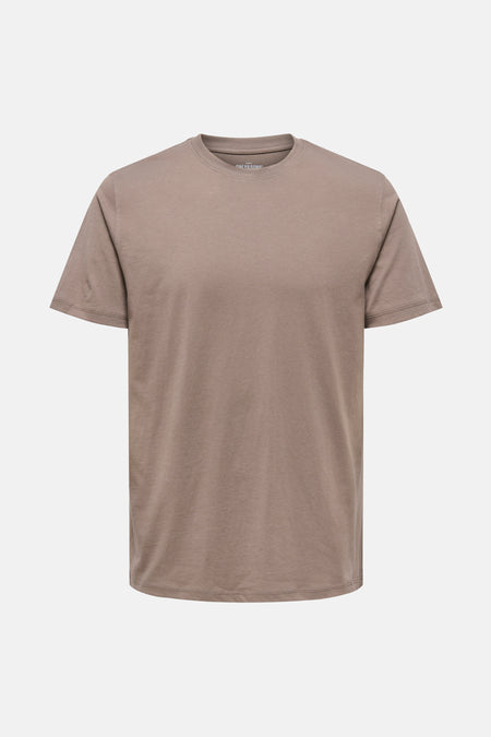T-shirt met korte mouwen - bruin