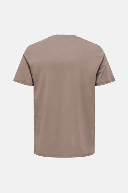 T-shirt met korte mouwen - bruin