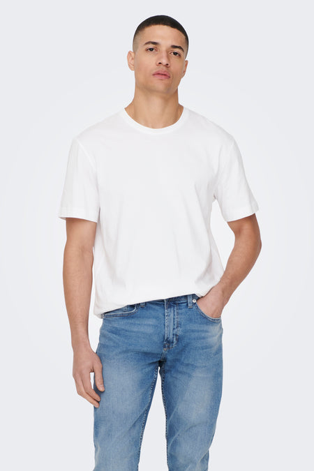 T-shirt (korte mouwen) Wit - ONLY & SONS®