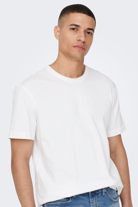 T-shirt (korte mouwen) Wit - ONLY & SONS®