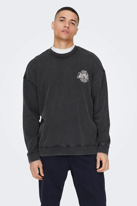 ONSACDC RLX CREW NECK SWEAT