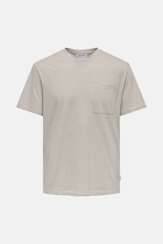 T-shirt met korte mouwen - Beige