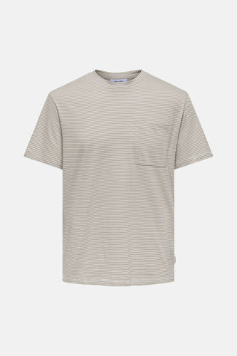 T-shirt met korte mouwen - Beige - ONLY & SONS®